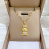 Necklace Stainless Steel Copper Geometric Crown King Bear Light Luxury Elegant Gorgeous For Women