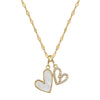 Necklace Stainless Steel Copper Geometric Doublelayer Love Witch Style For Women