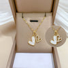 Necklace Stainless Steel Copper Geometric Doublelayer Love Witch Style For Women