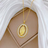 Necklace Stainless Steel Copper Geometric Egg Shaped Cartoon Minimalist