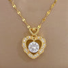 Necklace Stainless Steel Copper Geometric Electroplating Female
