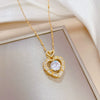 Necklace Stainless Steel Copper Geometric Electroplating Female
