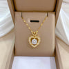 Necklace Stainless Steel Copper Geometric Electroplating Female