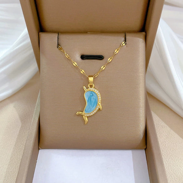 Necklace Stainless Steel Copper Geometric Electroplating For Women