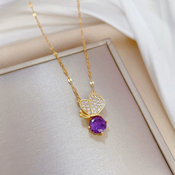 Necklace Stainless Steel Copper Geometric Electroplating For Women