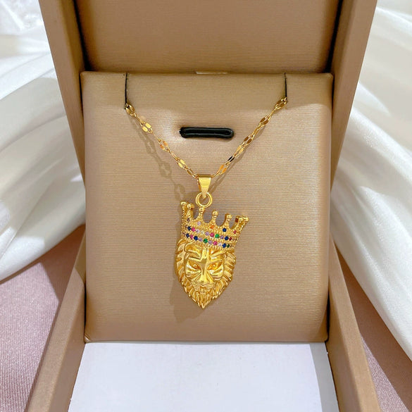 Necklace Stainless Steel Copper Geometric Electroplating For Women