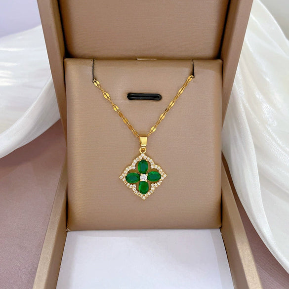 Necklace Stainless Steel Copper Geometric Electroplating For Women