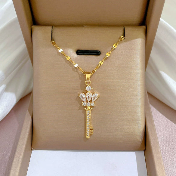 Necklace Stainless Steel Copper Geometric Electroplating For Women