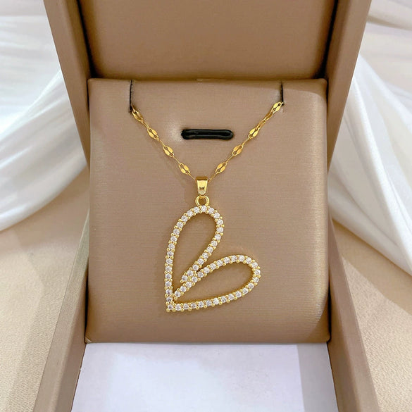 Necklace Stainless Steel Copper Geometric Electroplating For Women