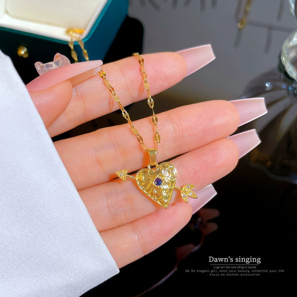 Necklace Stainless Steel Copper Geometric Electroplating For Women