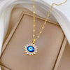 Necklace Stainless Steel Copper Geometric Electroplating Minimalist For Women