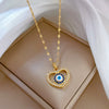 Necklace Stainless Steel Copper Geometric Electroplating Women's