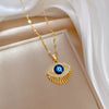 Necklace Stainless Steel Copper Geometric Electroplating Women's