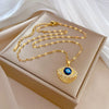Necklace Stainless Steel Copper Geometric Electroplating Women's