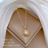 Necklace Stainless Steel Copper Geometric Element Love Full Diamond Light Luxury Temperament Gorgeous Allmatch Clavicle Chain Unisex