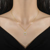 Necklace Stainless Steel Copper Geometric Fivepointed Star Light Luxury Elegant Gorgeous
