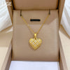 Necklace Stainless Steel Copper Geometric Heart Cartoon Minimalist Style For Unisex