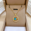 Necklace Stainless Steel Copper Geometric Heart Love Cartoon Minimalist