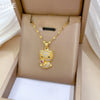Necklace Stainless Steel Copper Geometric Kitty Full Diamond Light Luxury Elegant Gorgeous Unisex Allmatch Clavicle Chain