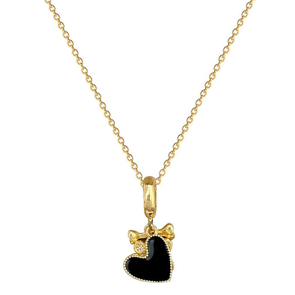 Necklace Stainless Steel Copper Geometric Light Luxury Love Puppy Paw Design