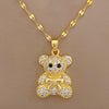 Necklace Stainless Steel Copper Geometric Light Luxury Style