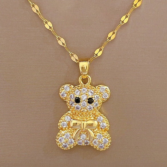 Necklace Stainless Steel Copper Geometric Light Luxury Style
