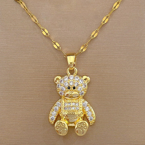 Necklace Stainless Steel Copper Geometric Light Luxury Style