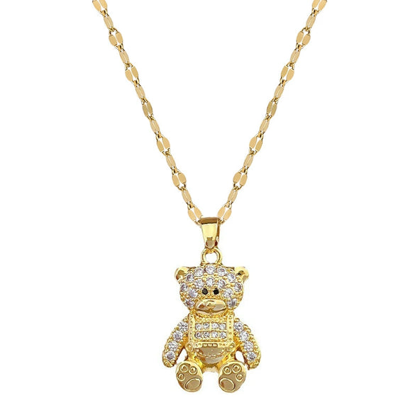 Necklace Stainless Steel Copper Geometric Light Luxury Style
