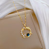 Necklace Stainless Steel Copper Geometric Light Luxury Style