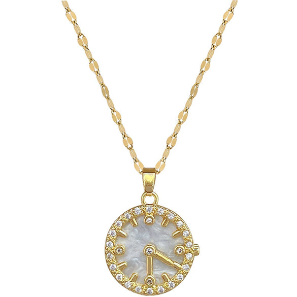 Necklace Stainless Steel Copper Geometric Light Luxury Style