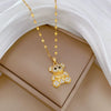 Necklace Stainless Steel Copper Geometric Light Luxury Style