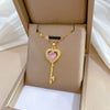 Necklace Stainless Steel Copper Geometric Light Luxury Style