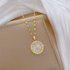 Necklace Stainless Steel Copper Geometric Light Luxury Style
