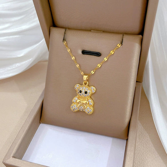 Necklace Stainless Steel Copper Geometric Light Luxury Style