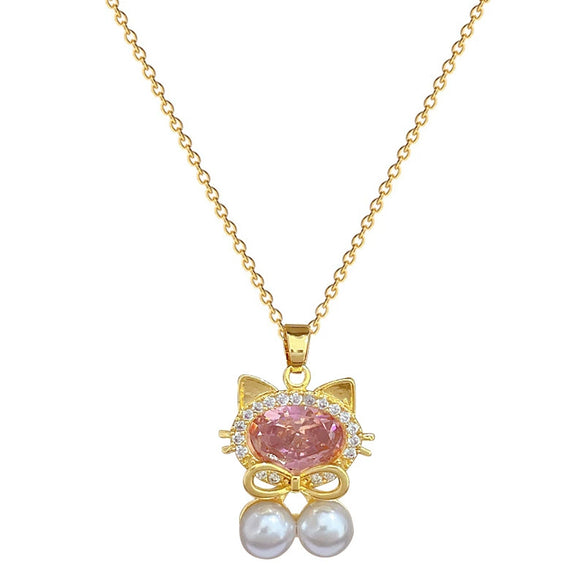 Necklace Stainless Steel Copper Geometric Style For Women