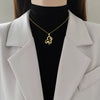Necklace Stainless Steel Copper Geometric Style For Women
