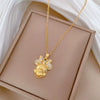 Necklace Stainless Steel Copper Geometric Style Titanium Steel Chain Women's