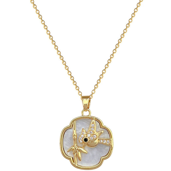 Necklace Stainless Steel Copper Geometric Style Titanium Steel Chain