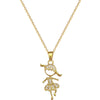 Necklace Stainless Steel Copper Geometric Style Women's Unisex Titanium Steel Chain