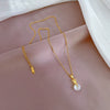Necklace Stainless Steel Copper Geometric Style