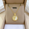 Necklace Stainless Steel Copper Geometric Style