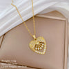 Necklace Stainless Steel Copper Geometric Style
