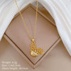 Necklace Stainless Steel Copper Geometric Style