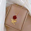 Necklace Stainless Steel Copper Geometric Style
