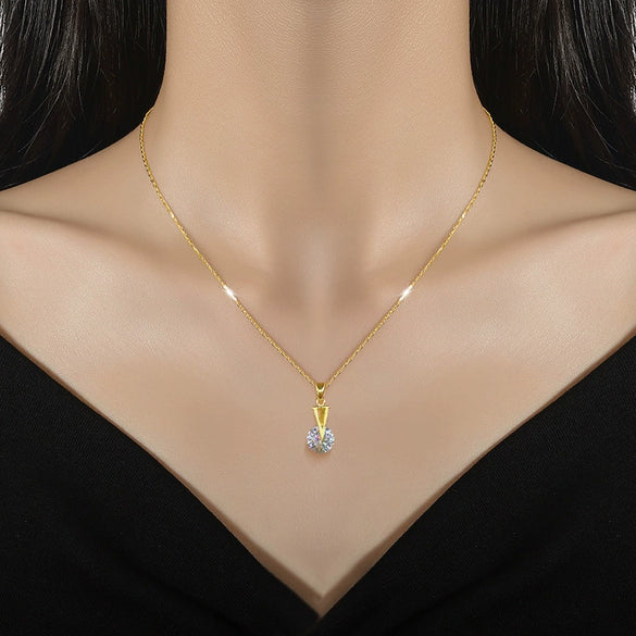 Necklace Stainless Steel Copper Geometric Style
