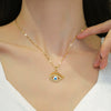 Necklace Stainless Steel Copper Geometric Style
