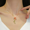 Necklace Stainless Steel Copper Geometric Style