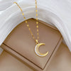 Necklace Stainless Steel Copper Geometric Style