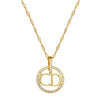 Necklace Stainless Steel Copper Geometric Style