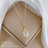 Necklace Stainless Steel Copper Geometric Three Dimensional Fashion Light Luxury